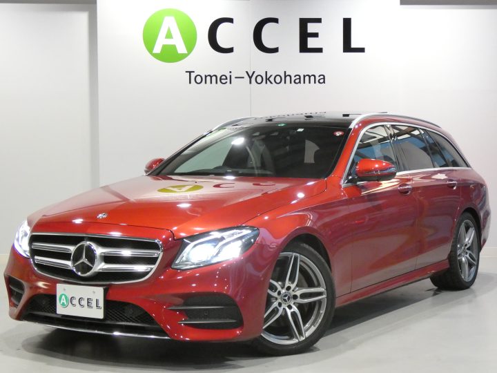 メルセデス・ベンツ　E250ステーションワゴン　アバンギャルド　スポーツ　本革仕様　レーダーS　パノラマルーフ　ブラックレザー/ヒーター　純正ナビ/TV/360°カメラ　キーレスゴー　ブルメスター　電動テールゲート