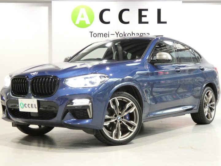 ＢＭＷ　X4　M40i　ACC　サンルーフ　ブラックレザー/ヒーター　純正ナビ/TV/トップビューカメラ　電動テールゲート　ワンオーナー