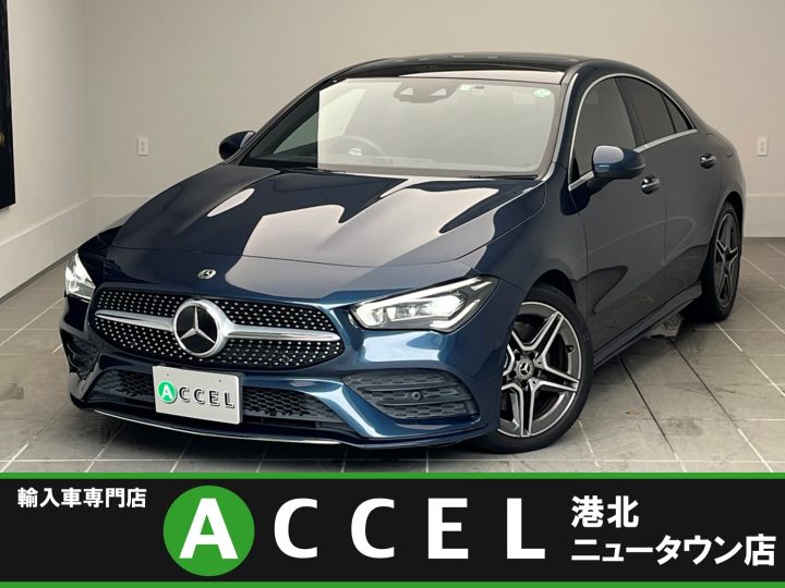 メルセデス・ベンツ　CLA200d　AMGライン　レザーエクスクルーシブPKG　レーダーS　パノラマルーフ　レッド＆ブラックレザー/ヒーター　純正ナビ/TV/360°カメラ　キーレスゴー　ドライブレコーダー