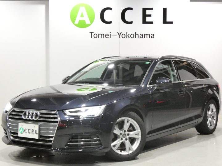 アウディ　A4アバント　1.4TFSI　スポーツ　ブラックレザー/ヒーター　純正ナビ/カメラ　アドバンストキー　電動テールゲート　LEDヘッドライト